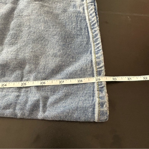 Serra By Joie Rucker Jeans Denim Women's Distressed Wide Leg Blue Size 26 - Picture 7 of 7